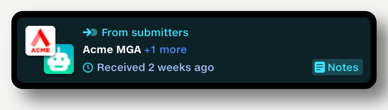 Feed with multiple partner organisations